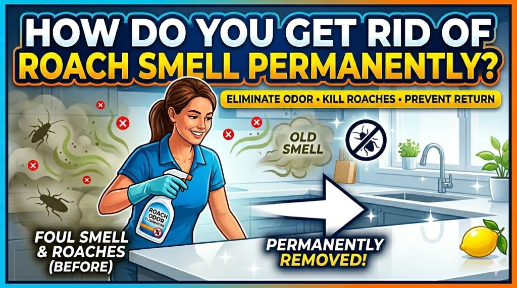 how do you get rid of roach smell