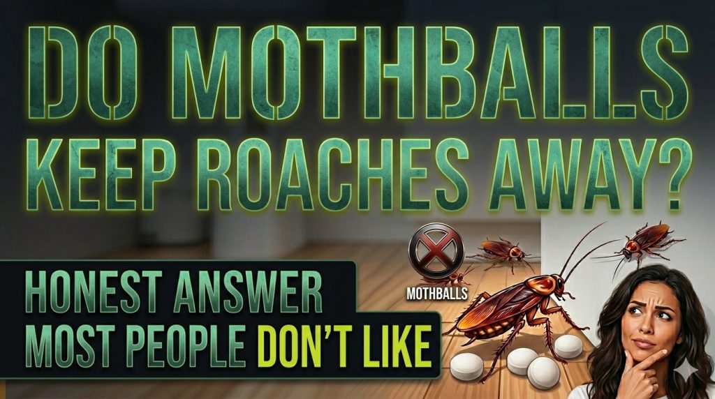 do moth balls keep roaches away