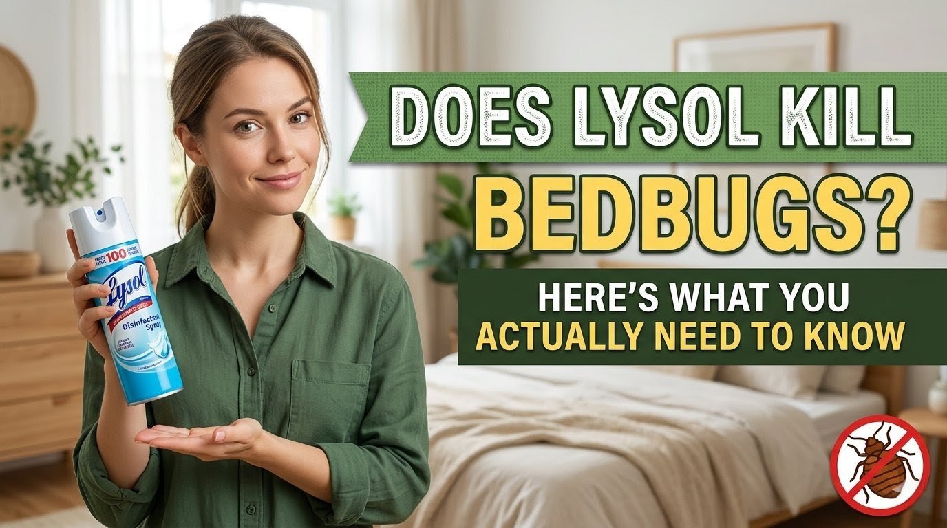 does lysol kill bedbugs