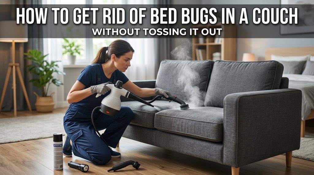 get rid of bed bugs in a couch
