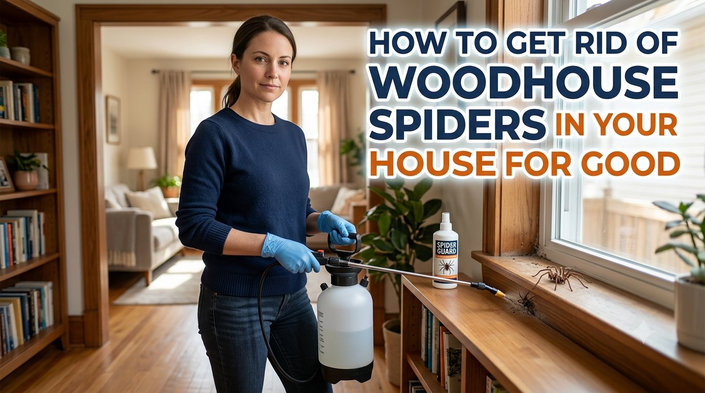 get rid of woodlouse spiders